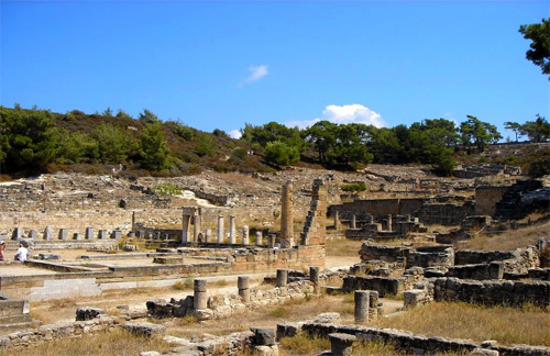 Руины древнего города Камироса